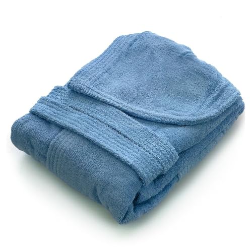 Soddisfatti o rimborsati Accappatoio in Cotone con Cappuccio Arcobaleno Caleffi Lavanda/XL / XXL