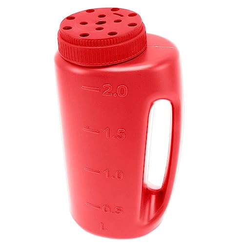Esparcidor manual para jardín y césped, plástico ABS rojo miniatura 2