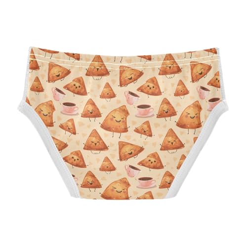 visesunny Boys Potty Training Underwear Cartoon Triangle Cookie Breathe Cotton Briefs Size 2T-8Y for Toddler2
