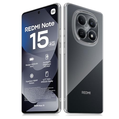 Coque Xiaomi Redmi Note 15 4G transparente : protégez votre téléphone des chutes au quotidien