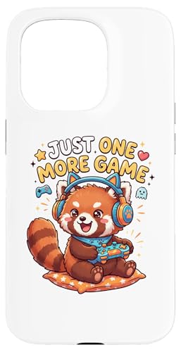 Video Gaming Just one more Game Gaming Red Panda �X�}�z�P�[�X iPhone 15 Pro �p