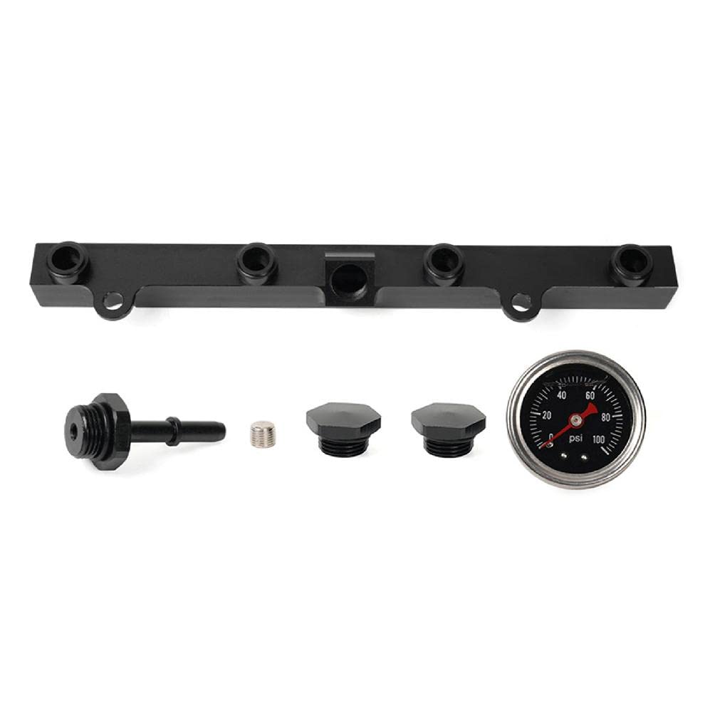 Kit rail carburant K20 K24 anti baisse débit essence alu haut volume avec jauge