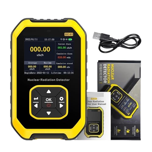 Medidor Geiger Gauss Meter Detector Radiación Nuclear GC-01 miniatura 1