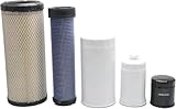NUEPWRFA Filter Kit 40271228 40318591 40007576 40049446 40007638 Compatible For LS Tractor XG3140