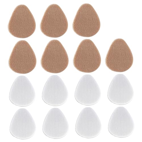 Metatarsal Pads Mujeres, almohadillas metatarsianas Mujeres 15 piezas Alivio del dolor sin deslizamiento Pie de cachemira 8 White + 7 Color de piel Autoadhesivo 2.8x2.4in Insertos de curación para