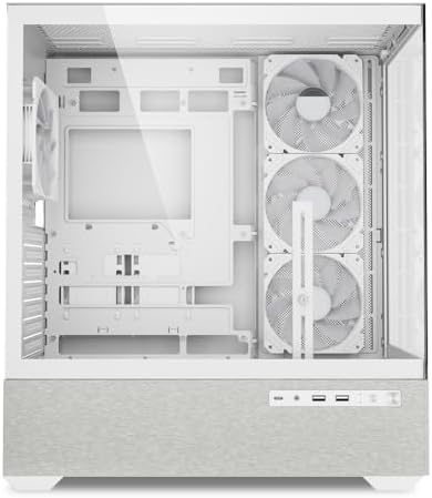 SHARKOON KASA MID TOWER PSUSUZ 4XFAN AK7 ARGB WHITE - Görsel 5
