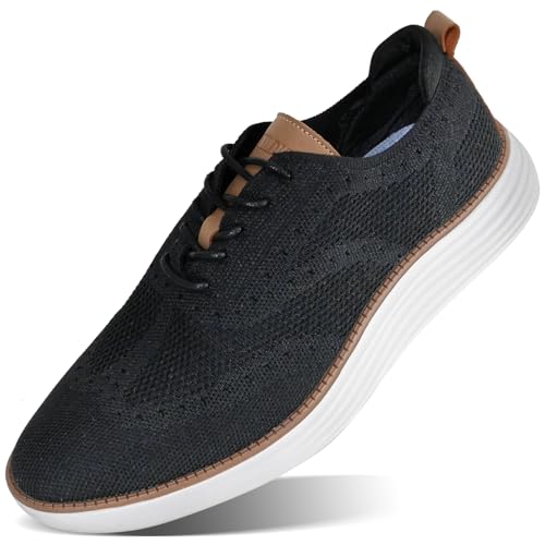 Men's Casual Shoes Men's Dress Shoes Business Breathable Lightweight Oxford Shoes Fashion Sneakers Comfortable Arch Support Walking Shoes