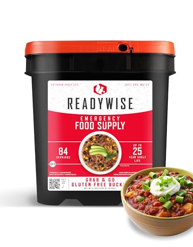 READYWISE-Gluten-Free-Bucket-84-Servings-Emergency-MRE-Meal-Food-Supply-Premade-Freeze-Dried-Survival-Food-for-Hiking-Adventure-Camping-Essentials-Individually-Packaged-25-Year-Shelf-Life - Cucciolini Doodles READYWISE-Gluten-Free-Bucket-84-Servings-Emergency-MRE-Meal-Food-Supply-Premade-Freeze-Dried-Survival-Food-for-Hiking-Adventure-Camping-Essentials-Individually-Packaged-25-Year-Shelf-Life