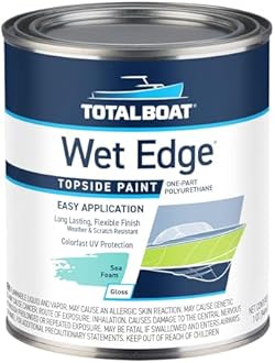 TotalBoat Wet Edge Topside Paint (Sea Foam, Quart)