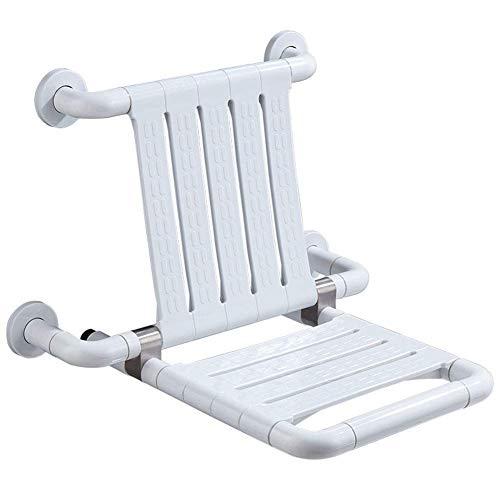 Tabouret mural pliant antidérapant avec base acier robuste