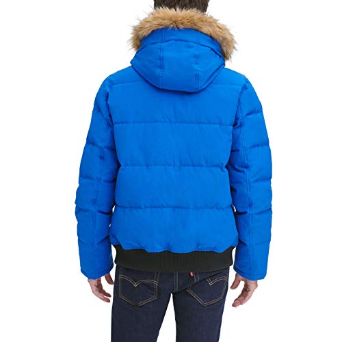 Image of Tommy Hilfiger Men's Arctic Cloth Quilted Snorkel Bomber Jacket (Standard and Big & Tall)