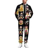 Matryoshka Russian-Nesting Doll 2 Piece Tracksuits Sports Jogging Sweatsuits Set for Men Women