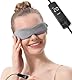 AROMA SEASON | Elektrisch beheizbare Wärmebrille | Wärmende Augenmaske | Gegen Blepharitis, Gerstenkorn, Augenringe, Trockene Augen (grey)