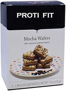 Proti Fit Bariatrix Mocha Wafer Square for weight loss - 15 grams of protein - 5 box serving