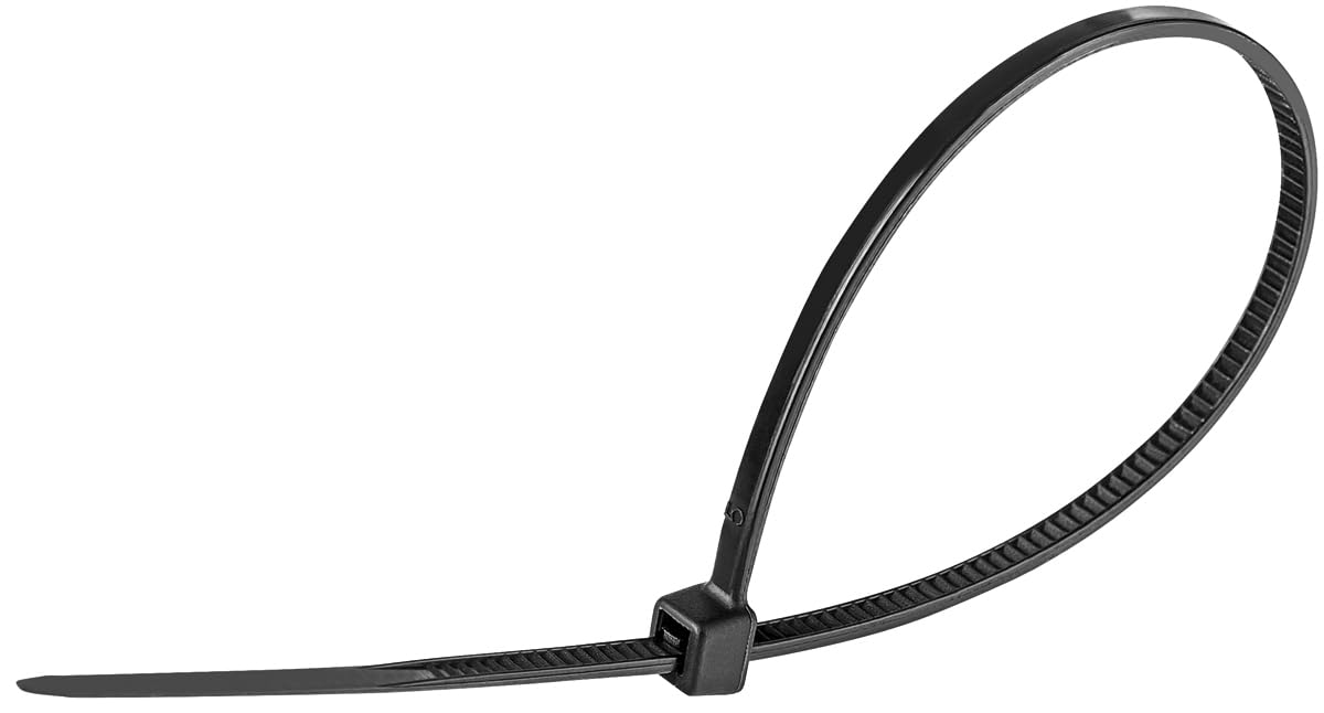 DONAU TECH Fascette stringicavo autobloccanti/Elettricista/150 x 2,5mm/100 pezzi/Resistente a UV/Resistente allatemperature/Resistenza alla rottura/Nere/Giardinaggio/Interno ed Esterno - 3
