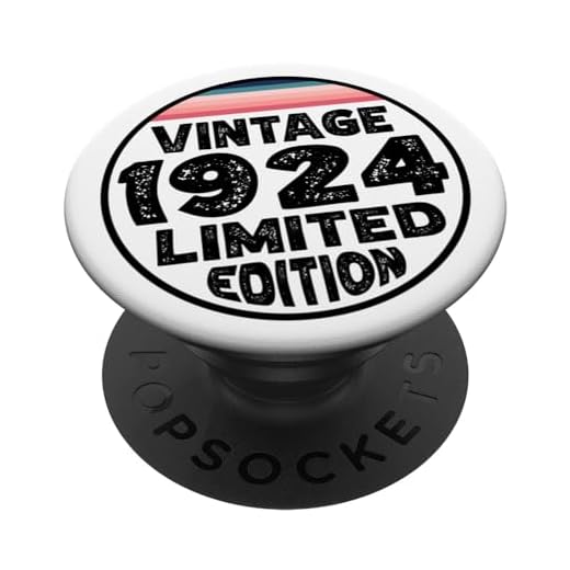 Edición especial limitada Birthday Born in 1924 PopSockets PopGrip Intercambiable