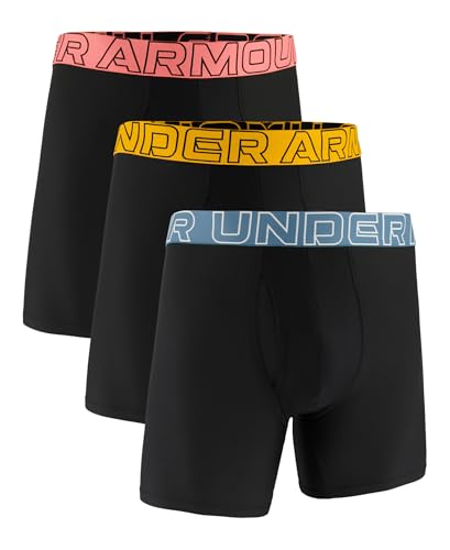 Image of Under Armour Men's Performance Tech Boxerjock Brief Underwear, 6 inch Inseam, All-Day Comfort & Ultra-Soft, 3-Pack