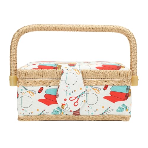 Panier à couture de qualité supérieure avec trieur et coussin intégré - 3