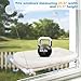PEFUNY Fluffy Cat Window Bed for Indoor Cats – Strong Suction Cup Hammock with Breathable Mesh and Soft Cushion, Supports Large Cats