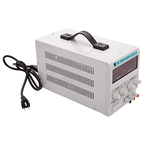 Adjustable DC Power Supply (0-30 V 0-5 A) Adjustable Switching Regulated Power Supply Digital,with Testing Leads US Power Cord Used for Spectrophotometer and lab Equipment Repair - Thumbnail 4