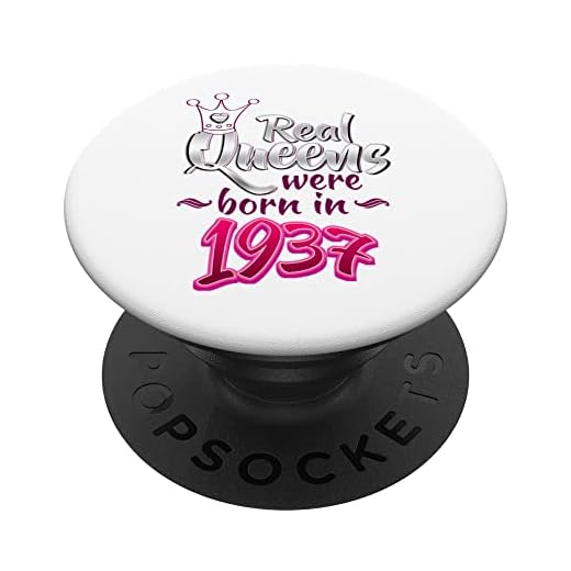 Regalos de cumpleaños 85 para mamá - Regalos de cumpleaños para papá 1937 PopSockets PopGrip Intercambiable