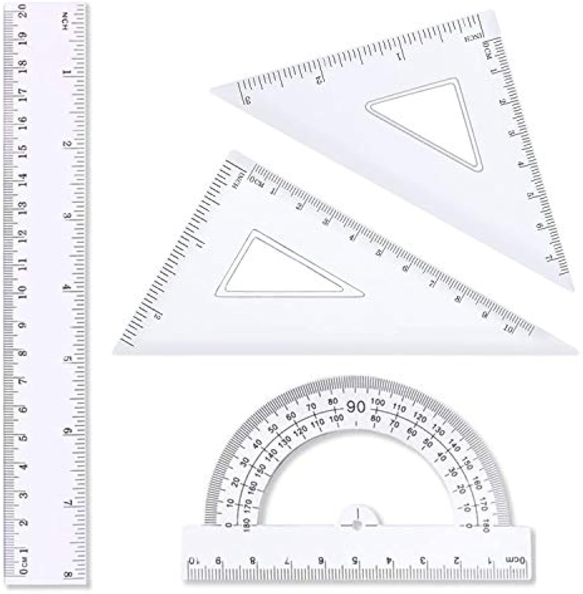 オンラインストア特販 クリアプラスチック 4ピース ジオメトリキット 分度器 三角定規 2つ 8インチ定規 子供用ジオメトリセット 家庭 学校 学校 教科用数学用品 販売直売 Littleshopp Com オンラインストア特販 クリアプラスチック 4ピース ジオメトリキット 分度器 三角定規 2つ 8インチ定規 子供用ジオメトリセット 家庭 学校 学校 教科用数学用品 販売直売 Littleshopp Com