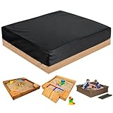 Mineup Sandkasten Abdeckung, 160x160x20cm Sandkasten Abdeckplane...