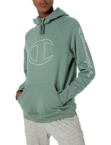 Champion Women's Fleece Pullover Hoodie, Nurture Green, Medium