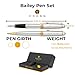 Personalized Cross Bailey Medalist Ballpoint and Fountain Pen Set. Set Includes Twist Ballpoint, Medium Nib Fountain, Starter Ink, Engraving, and Box.