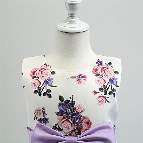 COMISARA 2-9T Girls Flower Dresses Pageant Party Easter Gown Dresses4