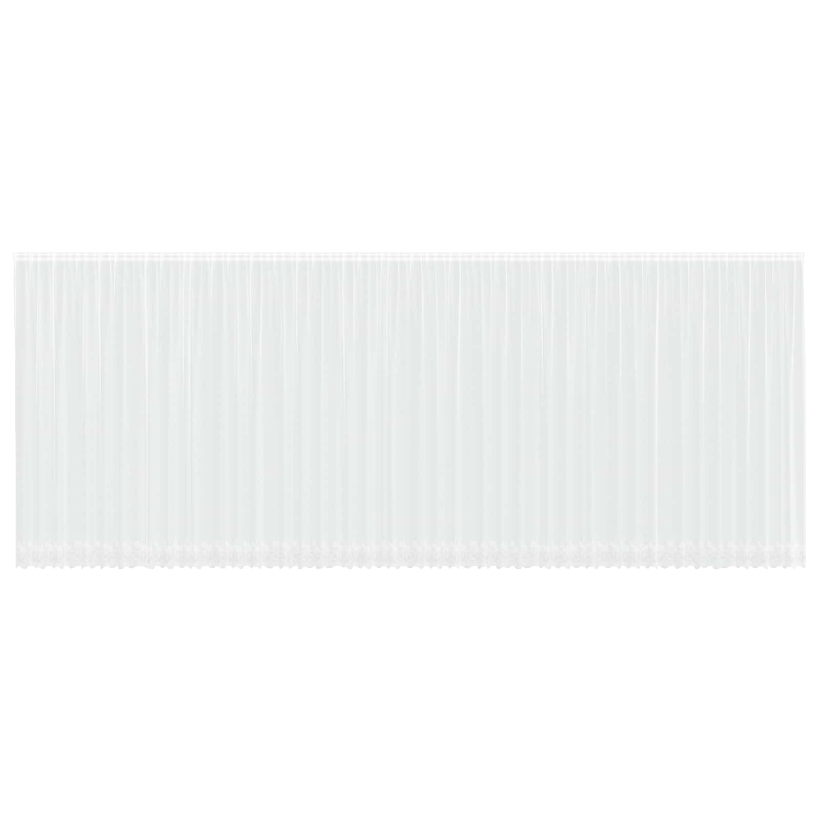 Rideau en Dentelle Blanc 120 X 280 Cm Polyester