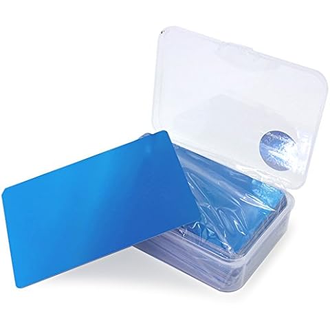 Ebamaz 100 Placas de Metal de Aleación de Aluminio para Grabado Láser o Impresión de Sublimación Cover