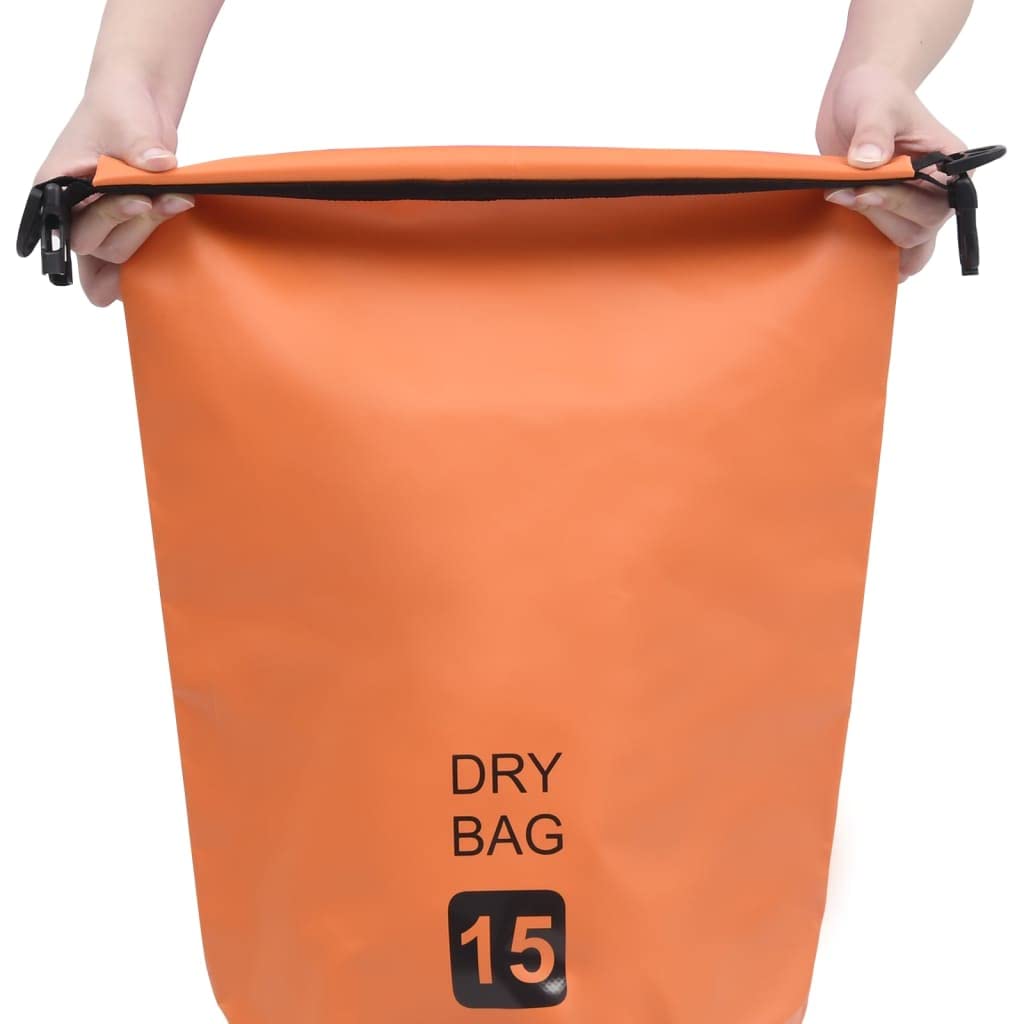CHARMMA Dry Bag Orange 4 gal PVC,Boating & Water Sports-92789