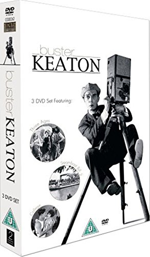 DVD Buster Keaton Triple Edición Reino Unido con Tres Películas Clásicas