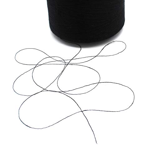 Perma Core Poly-wrap Poly Hilo de Coser Tex-40 6000 yd Negro miniatura 3