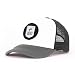 Produktbild Oblack Cap Herren Grau Trucker Cap Classic Gray Basecap Herren Kappe Herren mit Schwarz Mütze für Damen Snapback Caps Männer Hut - Baseball Cap