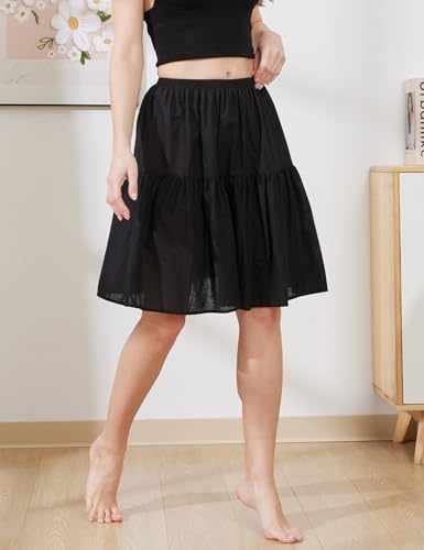 Image of BEAUTELICATE Half Slip Skirt Extender 100% Cotton Vintage Underskirt