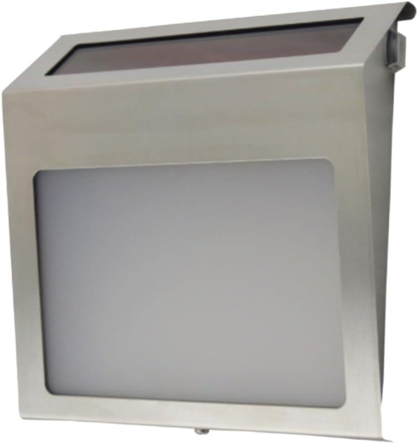VILLCASE Solar-powered Illuminated Address Numbers Sign Number Light for Outdoor Weatherproof Construction Easy Installation