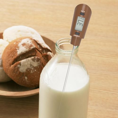 Spatule avec moniteur de température de cuisson en silicone pour la confiserie