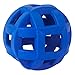 JW Pet Hol-ee Roller Extreme Dog Toy Puzzle Ball, Natural Rubber, Medium (4.5 Inch Diameter), Colors May Vary