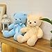 BIUBIULOVE 13.5inch Teddy Bear Stuffed Animal, Teddy Bear Plush Toy, Gifts for Kids Baby (Blue)