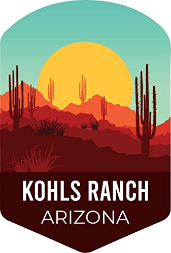 Kohls Ranch Arizona Souvenir 2-Inch Magnet Cactus Desert Design