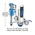 Danco HYR460 HyrdroRight Water-Saving Toilet Tank Repair Kit with Dual Flush Valve, Includes Dual Push Btton Handle in Chrome