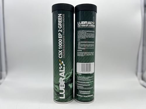 Image of Heavy Duty Extreme Pressure Green Grease | CSX 1000 EP 2 Lubricant | Excellent Corrosion Resistance & Workload Capacity in Rigorous Service Conditions | 14Oz. (1)