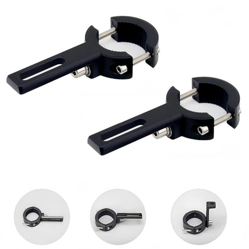 HQTS Lot de 2 Support De Montage De Phare De Moto pour phare de moto - Supports universel de phares avants - 20 mm à 38 mm