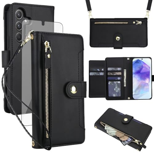Étui portefeuille de qualité supérieure pour Samsung Galaxy A55 5G