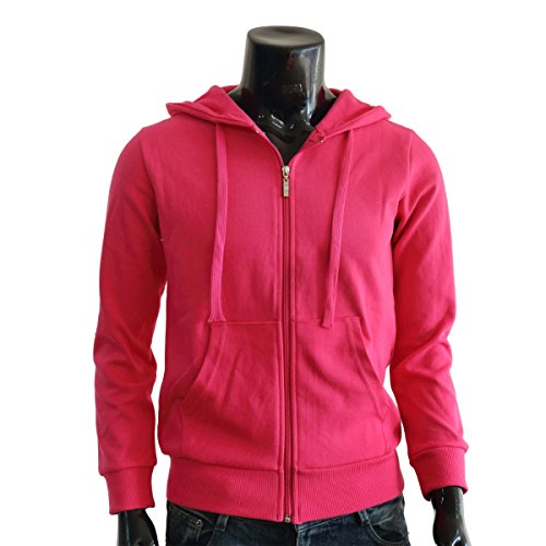 BCPOLO Men's Zip Hoodie Fleece Full Zip Cotton Plain Hoodie Jackets4