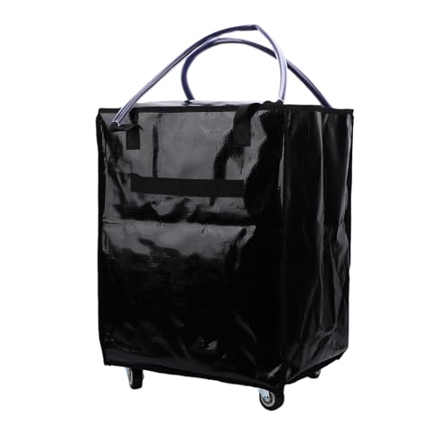 Bolsa de compras con ruedas de 360 grados plegable y resistente para comestibles 2