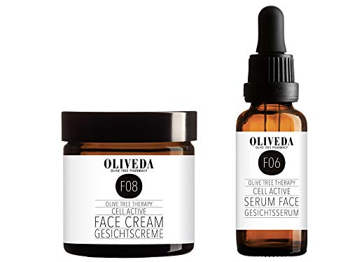 Preisvergleich Produktbild Oliveda F08 Gesichtscreme Cell Active 50ml + F06 Gesichtsserum Cell Active 30ml
