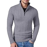 Fermeture éclair 1/4 pour plus de commodité et de style : la fermeture éclair 1/4 permet un enfilage et un retrait faciles et un ajustement de la ventilation. Il donne au pull un look moderne qui se distingue des pulls traditionnels, pratique et élégant en un.
